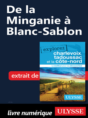 cover image of De la Minganie à Blanc‑Sablon